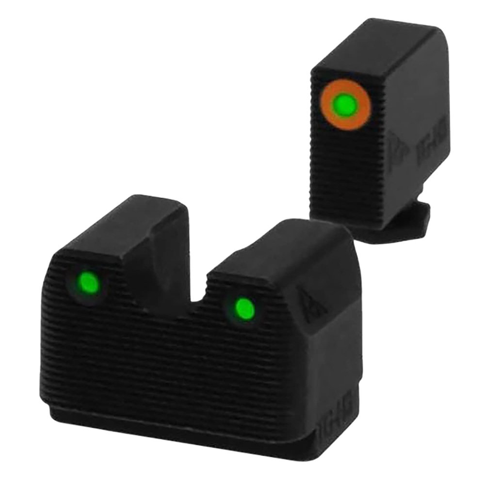 Rival Arms TRITIUM Night Sights/CO-Witness Height for Glock 17/19 in-LINE - Orange