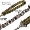 Pocket Chainsaw with Paracord Handle Emergency Outdoor Survival Gear Folding Chain Hand Saw with Carry Pouch for Camping, Hunting, Tree Cutting, Hiking, Backpacking (36inch-16teeth) view 3