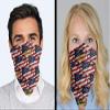 Island Visuals, Inc God Bless America Gaiter Logo Mask Face Covering Packs - Sold in Packs of 12, 24, 48 and 100 (Includes (4) Free Face Mask Required Floor Decals) (24) view 1