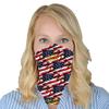 Island Visuals, Inc God Bless America Gaiter Logo Mask Face Covering Packs - Sold in Packs of 12, 24, 48 and 100 (Includes (4) Free Face Mask Required Floor Decals) (24) view 2