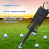 Number-one Golf Ball Collector, Golf Ball Shag Bag Holds About 75 Balls Golf Detachable Ball Retrievers Tube with Storage Bag Golf Ball Picker Scooping Device (Black) view 2
