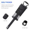 Number-one Golf Ball Collector, Golf Ball Shag Bag Holds About 75 Balls Golf Detachable Ball Retrievers Tube with Storage Bag Golf Ball Picker Scooping Device (Black) view 3