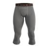First Lite Men's Kiln Boot Top Bottom - Midweight Merino Wool Baselayer Baselayer - Ash Grey - Large view 1