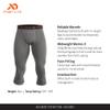 First Lite Men's Kiln Boot Top Bottom - Midweight Merino Wool Baselayer Baselayer - Ash Grey - Large view 2