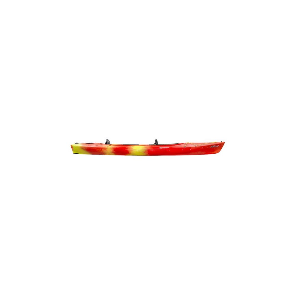 Perception Kayaks Cove 14.5 | Sit Inside Tandem Kayak | Zone Adjustable Seating and Leg Braces | 14' 6" | Sunset