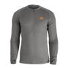 First Lite Men's Wick Quarter Zip - Ultralight Merino Wool Hunting Shirt - Ash Grey - Large view 1