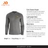 First Lite Men's Wick Quarter Zip - Ultralight Merino Wool Hunting Shirt - Ash Grey - Medium view 3