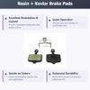 Bike Brake Pads Resin for Avid Elixir-1-2-3-5-7-R-CR SRAM-DB-1-3-5-XX-XO-X7-X9 Trickstuff-Cleg-2, B8052E. The Bicycle Replacement Part for OEM Brakes for high Braking Power and Quiet Stops. view 2