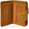 Timberland Women's Leather Rfid Small Indexer Wallet Billfold, Wheat (Nubuck), One Size view 4