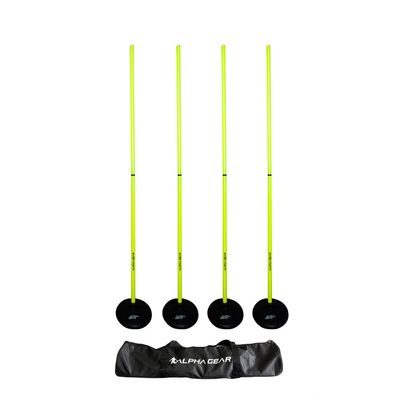 Gear FC Speed and Agility Turf Training Poles (Yellow)