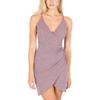 Speechless Women's Sleeveless Bodycon Sparkly Knit Dress, Mauve, 5 view 1
