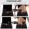 AIKATE 2 Pack Universal Concealed Carry Holster Inside or Outside The Waistband IWB Gun Holsters Right and Left Hand Draw Fits Subcompact Compact Full Size Pistols view 2