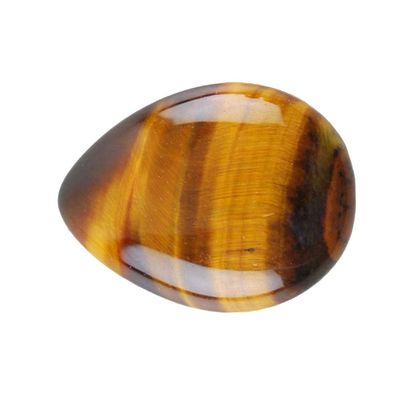 55Carat Genuine Tiger eye cabochon Pear Shape 5X7 mm Loose Gemstone For Jewelry Making Astrology Stone