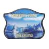 Collectible Novelty Pin for Backpack, Scarf - Made From Jeweler Class Metal - Spartan & the Green Egg Explorer Pin Series: Scoresby Sound - Greenland (512) view 1