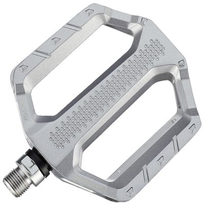 SHIMANO Pedals PD-EF202 MTB Flat Pedals, Silver, 9/16 inches, EPDEF202S