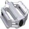 SHIMANO Pedals PD-EF202 MTB Flat Pedals, Silver, 9/16 inches, EPDEF202S view 3