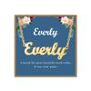 Ldurian Custom Name Necklace, Everly Name Plate Pendant Necklace Pre Gifts, Charm Necklaces Jewelry for Birthday Anniversary view 1