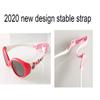 FOURCHEN Baby Sunglasses UV Protection,100% UV Proof Flexible Toddler Sunglasses for Kids Age 0-2 (red-white) view 3