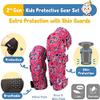 Soft-Style Kids Knee and Elbow Pads with Bike Gloves, Flexible Impact-Resistant Gear for Ages 2-11, Designed for Balance Bikes, Roller-Skating, and Skateboarding ((2nd Gen) Unicorn, Small) view 3