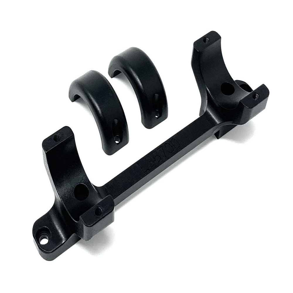 DNZ Products L36700: Remington 700-Short Action-High Mount Black- with 8-40 Screws