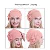 osvyo Cotton Chemo Turbans Headwear Beanie Hat Cap for Women Cancer Patient Hairloss Light Pink view 2