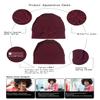 osvyo Cotton Chemo Turbans Headwear Beanie Hat Cap for Women Cancer Patient Hairloss Light Pink view 3