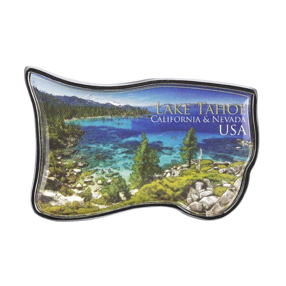 Collectible Novelty Pin for Backpack, Scarf - Made From Jeweler Class Metal - Spartan & the Green Egg Explorer Pin Series: Lake Tahoe, California and Nevada - USA (306)