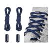 Alegrianan Elastic No Tie Shoe Laces For Adults,Kids,Elderly,One Size Fits All Navy Blue view 1