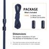 Alegrianan Elastic No Tie Shoe Laces For Adults,Kids,Elderly,One Size Fits All Navy Blue view 4