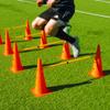 ASENVER Hurdle Ladder Triangle Marker Cone Pad Disk Hurdle Multifunctional Set view 2
