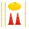 ASENVER Hurdle Ladder Triangle Marker Cone Pad Disk Hurdle Multifunctional Set view 3