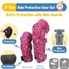 Soft-Style Kids Knee and Elbow Pads with Bike Gloves, Flexible Impact-Resistant Gear for Ages 2-11, Designed for Balance Bikes, Roller-Skating, and Skateboarding ((2nd Gen) Unicorn, Medium) view 3