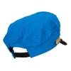 Adjustable Sailor Captain Hat with Side Gold Buttons - Blue OSFM view 3
