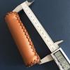 Retro Brown Bike Bicycle Soft Synthetic Leather Beach Cruiser Handlebar Cover Grips Bar with Caps for 7/8" Bike with 4pcs Brake Cable end caps view 4