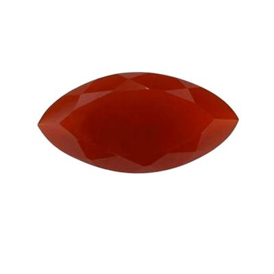 55Carat Natural Red Onyx Faceted Cut 3X6 mm Marquise Shape Stone For Astrological Purpose Loose Gemstone