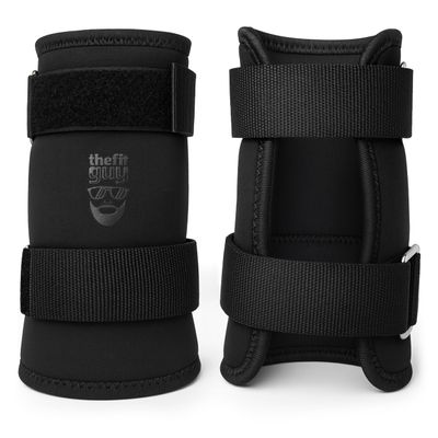 THEFITGUY Kettlebell Wrist & Forearm Guards | 7mm Impact-Absorbing Neoprene | Adjustable Straps for Secure Fit | Lightweight, Durable Protection for Kettlebell Training (Pair)