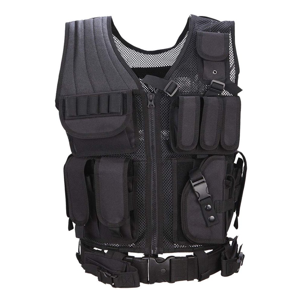 KIDYBELL Tactical Airsoft Vest for Outdoor Hunting Army Fan Combat Training CS Game 600D encrypted Nylon Fabric