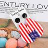 1pair Star and Stripes Earring American Flag Eardrop Ear Accessories National Flag Earing Earbob for Ladies view 2