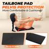 Yes4All Abdominal Exercise Pads, Foldable Ab Workout Equipment for Home Gym Core Training & Back Stretching, Sit Up Mat for Floor Exercises with Tailbone, Red view 4