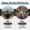Camping Hammock Double & Single Portable Hammock with Tree Straps, Lightweight Nylon Parachute Hammocks Camping Accessories Gear for Indoor Outdoor Backpacking, Travel, Hiking, Beach Black & Sapphire view 2