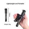 Hathdia Mini Bike Pump Portable 80 PSI Bicycle Tire Pump Fits Presta and Schrader Valve,Lightweight & Pocket Size view 3