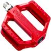 SHIMANO Pedals PD-EF202 MTB Flat Pedals, red, 9/16 inches, EPDEF202R view 1
