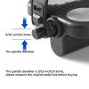 Beyoung Exercise Bike Pedals with Straps, 9/16" Stationary Recumbent Bike Pedals for Indoor Exercycle Bike,Spin Bike,Toe Cages for Peloton Bike, 1 Pair view 4