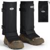 GearOZ Snake Gaiters Snake Chaps, Waterproof Lower Legs Snake Guards, Snake Bite Protective Gaiters, Anti-Snake Boots for Men/Women, Adjustable Size for Hunting/Hiking/Farm Working, Black view 1
