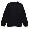 Ncycullo Baby Girl's Long Sleeve Cardigan Little Girl Button Sweater Crew Neck Cardigans Sweater 121 Black 3-4Y view 1