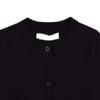 Ncycullo Baby Girl's Long Sleeve Cardigan Little Girl Button Sweater Crew Neck Cardigans Sweater 121 Black 3-4Y view 2