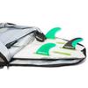 DORSAL Travel Shortboard and Longboard Surfboard Board Day Bag Cover Black/Grey Nylon view 2