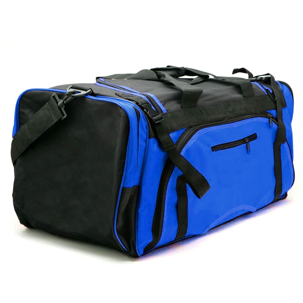 AAMA Martial Arts Taekwondo Sparring Gear Equipment Bag - Blue - Large
