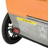 Allen Sports Hi-Viz 2-Child Bicycle Trailer, Model ET2-O, Orange view 3