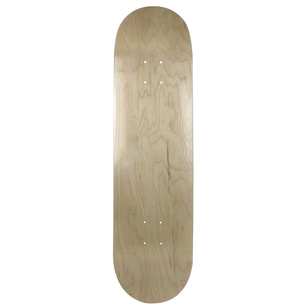 Moose Skateboard Deck Canada Made Blank Canadian Maple (Natural, 8.0" x 31.5")